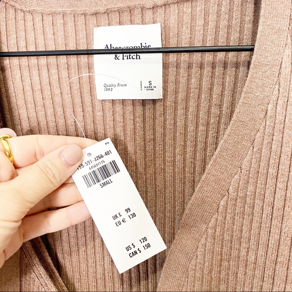 NWT Abercrombie Midi Sweater Dress & Cardigan Set - Picture 6 of 12